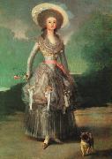 Francisco de Goya Marquesa de Pontejos oil painting artist